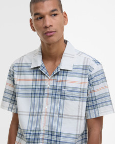 Berryfell Check Short-Sleeved Shirt Whisper White