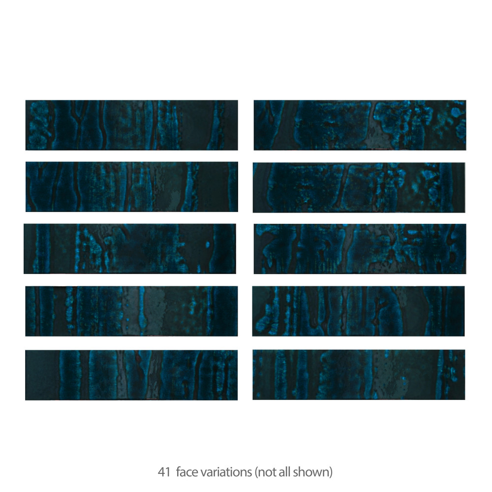 Joliet Sapphire 3 in. x 12 in. Ceramic Wall Tile