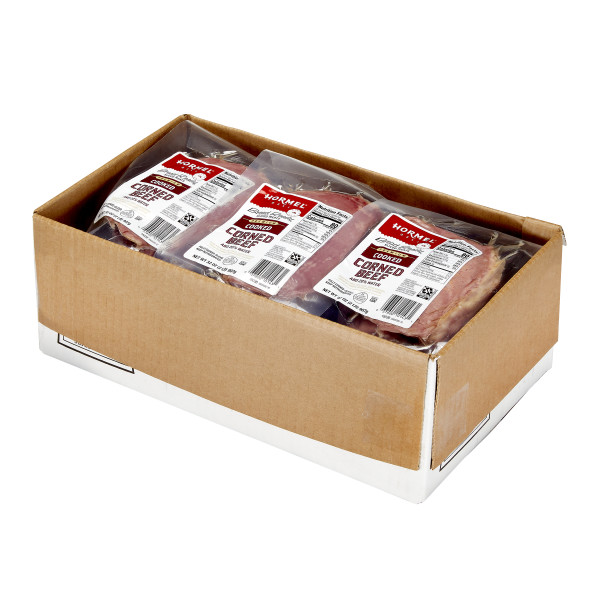 BREAD READY(r) Corned Beef, Premium, Sliced, 6/2 lb . C1RM - Front Right Open Case (Hi Res)