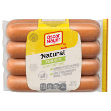 Oscar Mayer Natural Uncured Turkey Franks Hot Dogs, 8 ct. Pack