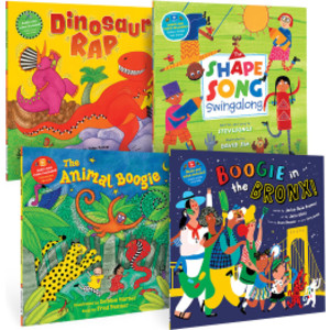 PreK Boogie Time Singalongs Book Bundle, Set of 4