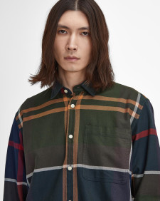 Camicia in tartan oversize a maniche lunghe Renford 
