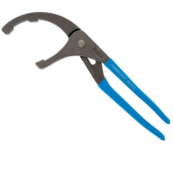 2012 12-inch Oil Filter/PVC Angled Head Pliers