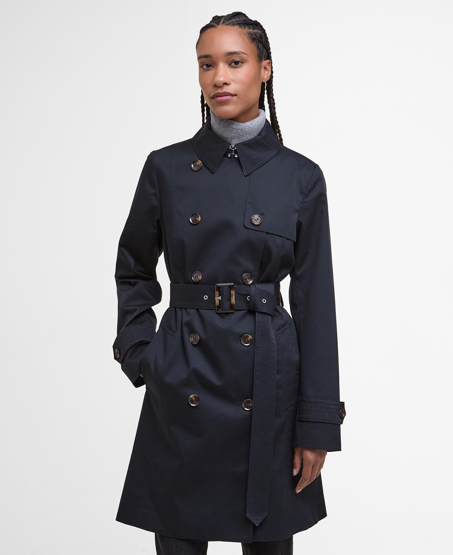 Short Greta Showerproof Trench Coat image number 0