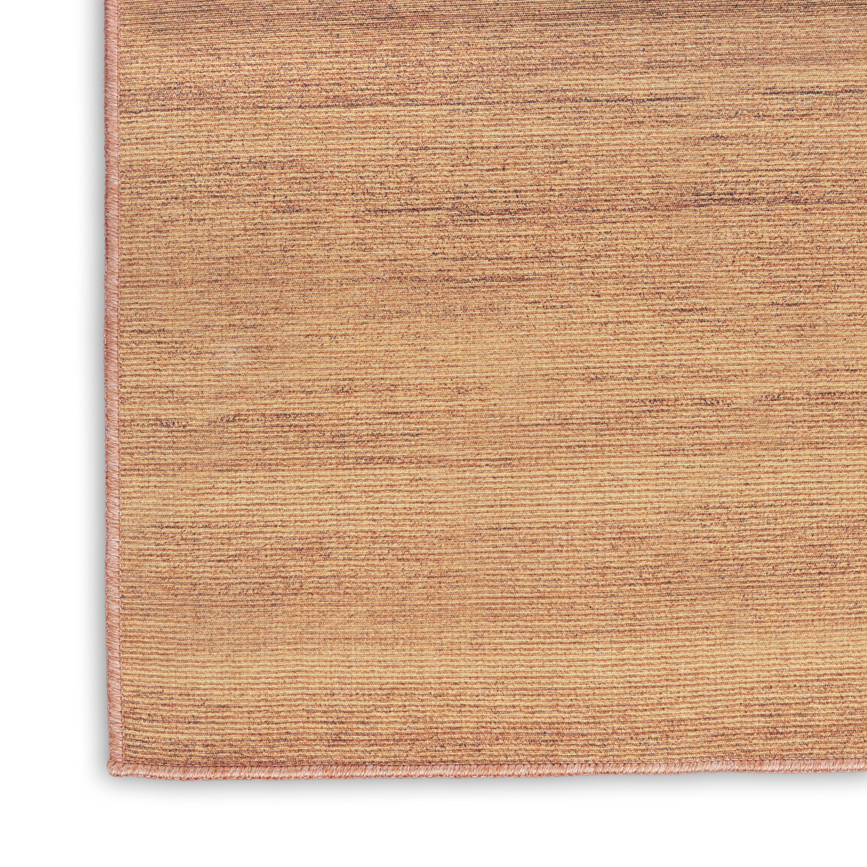 Nourison Washable Essentials 7'10" x 9'10" Copper Modern Indoor Rug