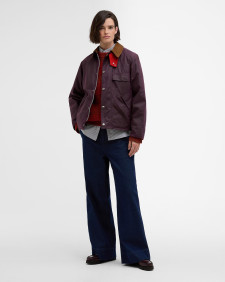 Paul Smith loves Barbour Transport Waxed Jacket Grape