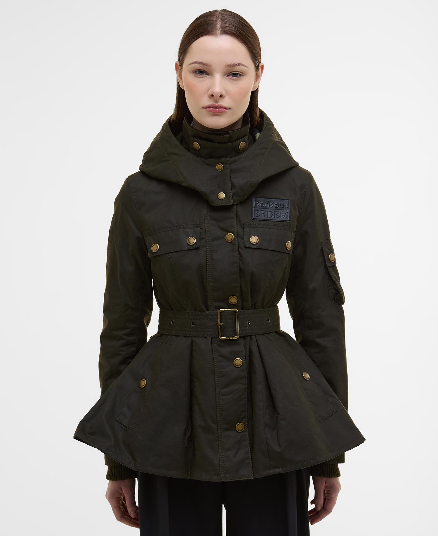 Barbour x ERDEM Datura Waxed Hood image number 1