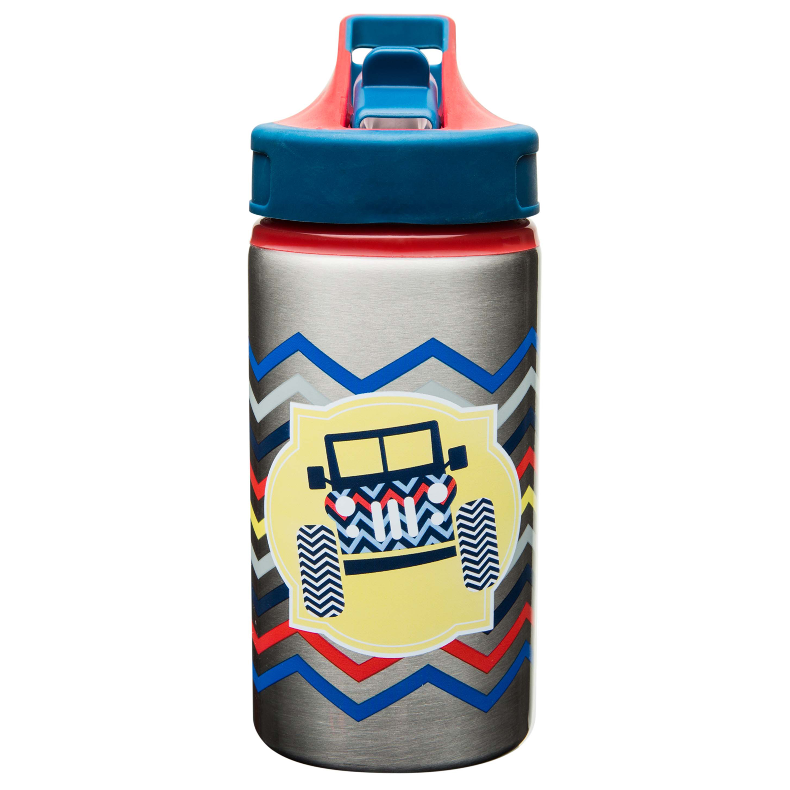 Toddlerific 15.5 ounce Water Bottle, 4x4 Trucks slideshow image 1 Toddlerific 15.5 ounce Water Bottle, 4x4 Trucks slideshow image 1