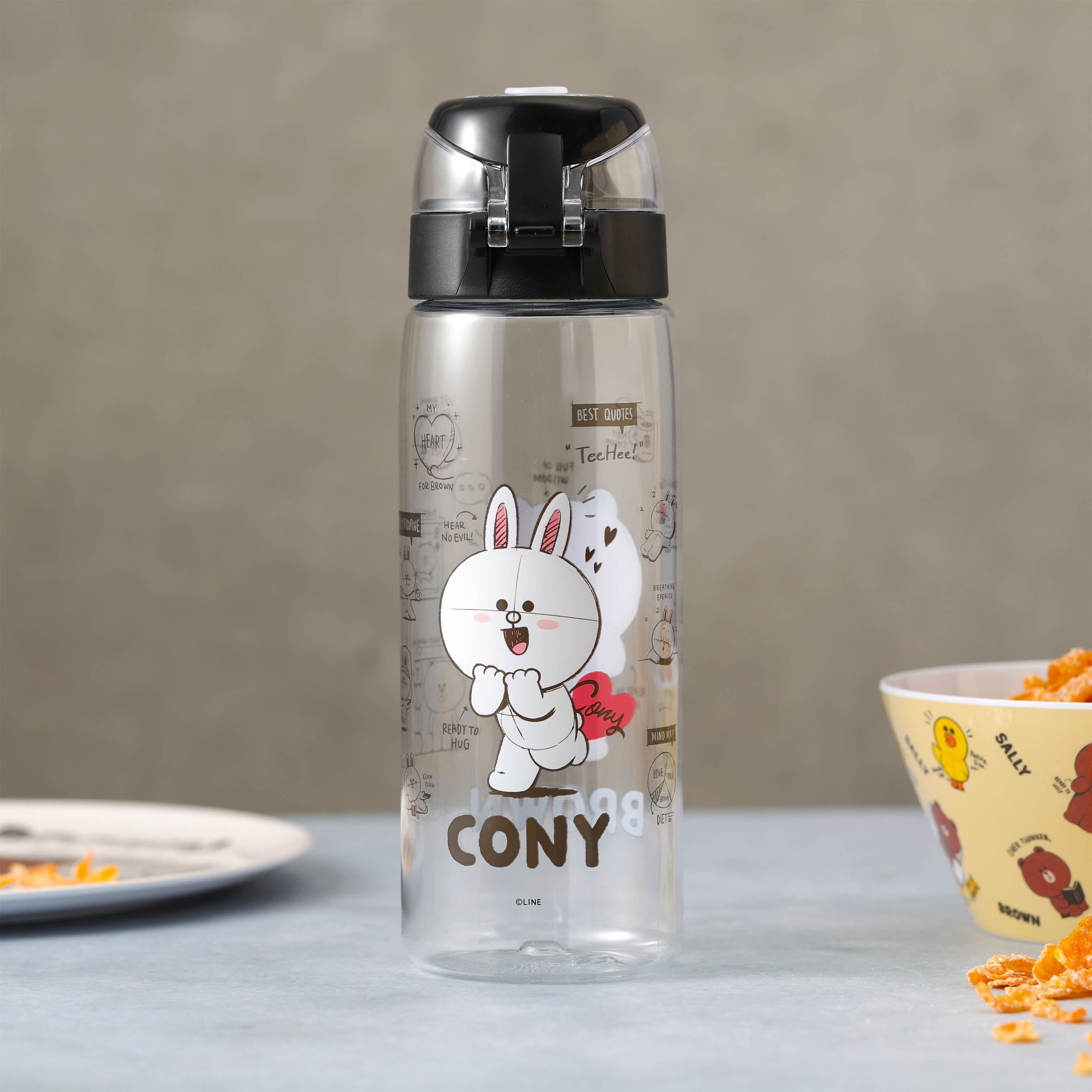 Line Friends 25 ounce Water Bottle, Teddy Bear slideshow image 10 Line Friends 25 ounce Water Bottle, Teddy Bear slideshow image 10