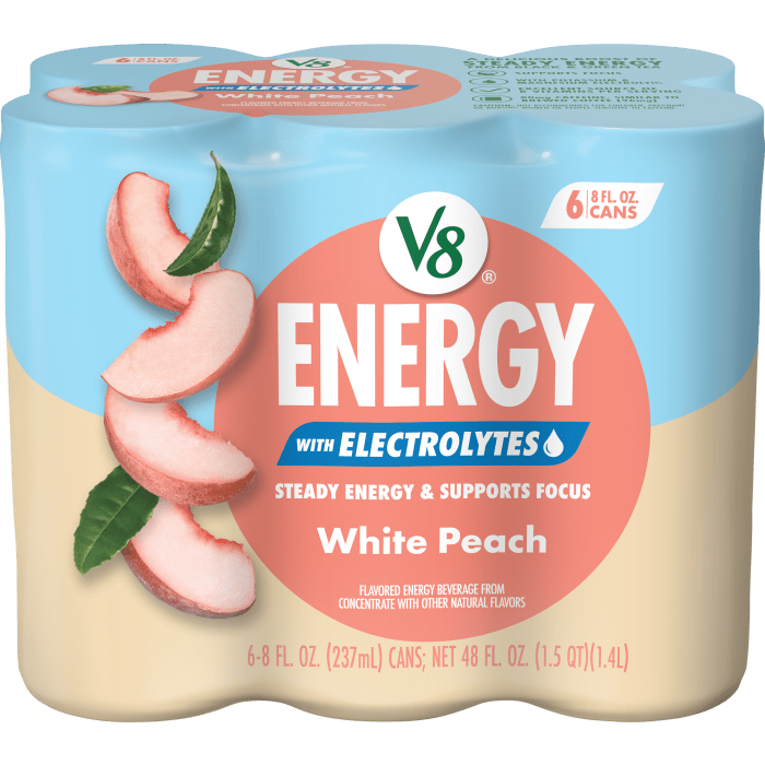 White Peach with Electrolytes Beverage