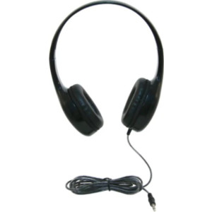 On-Ear Headphones with 3.5mm Plug, Black