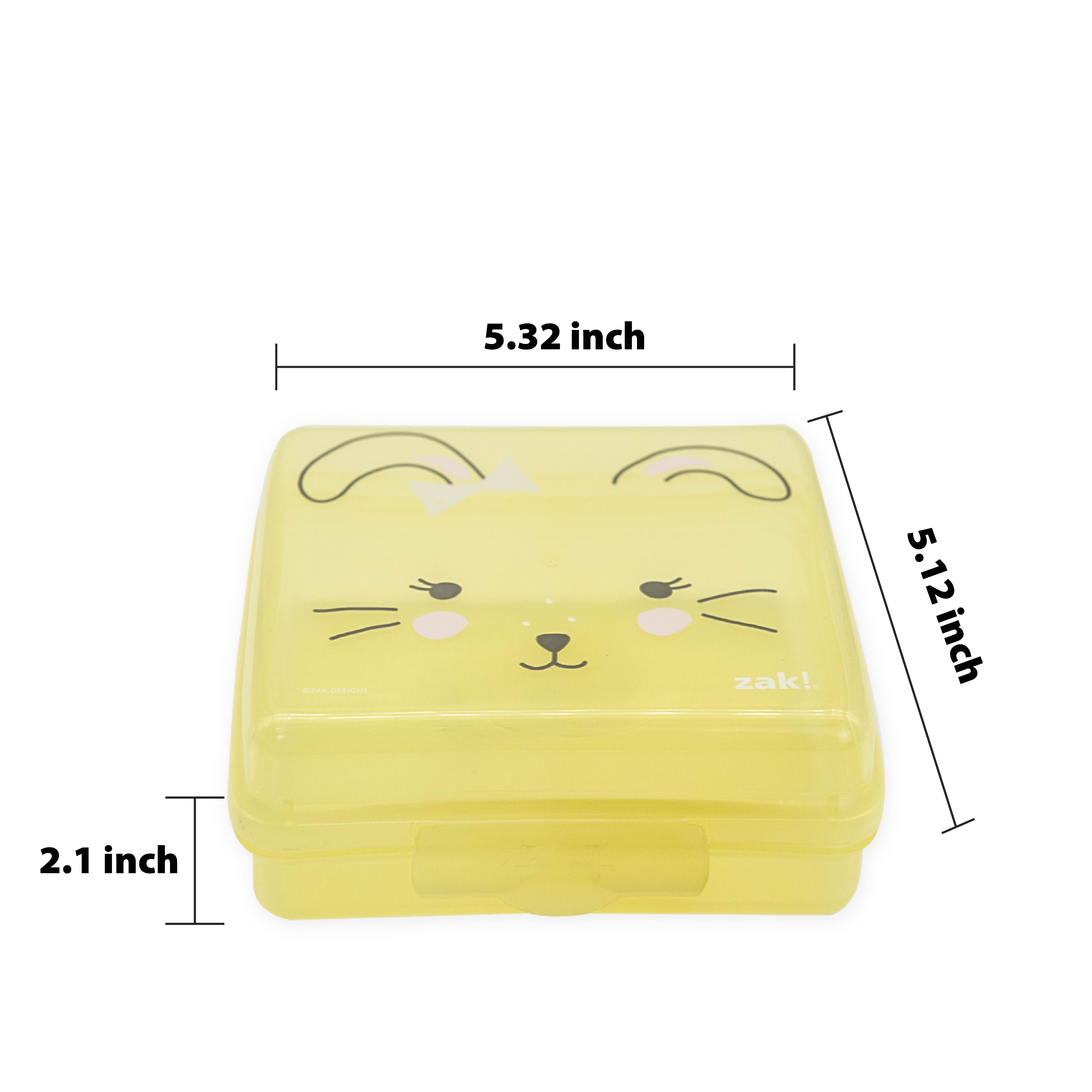 Soft Lines Reusable Hinged Food Container, Bunnies slideshow image 3 Soft Lines Reusable Hinged Food Container, Bunnies slideshow image 3