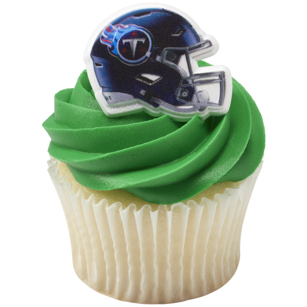 NFL Team Helmet Cupcake Rings