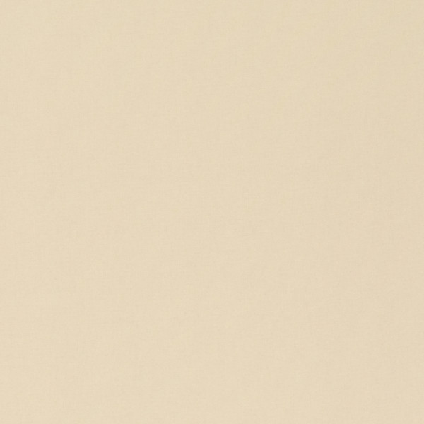 Square plain fabric sample in pale beige.