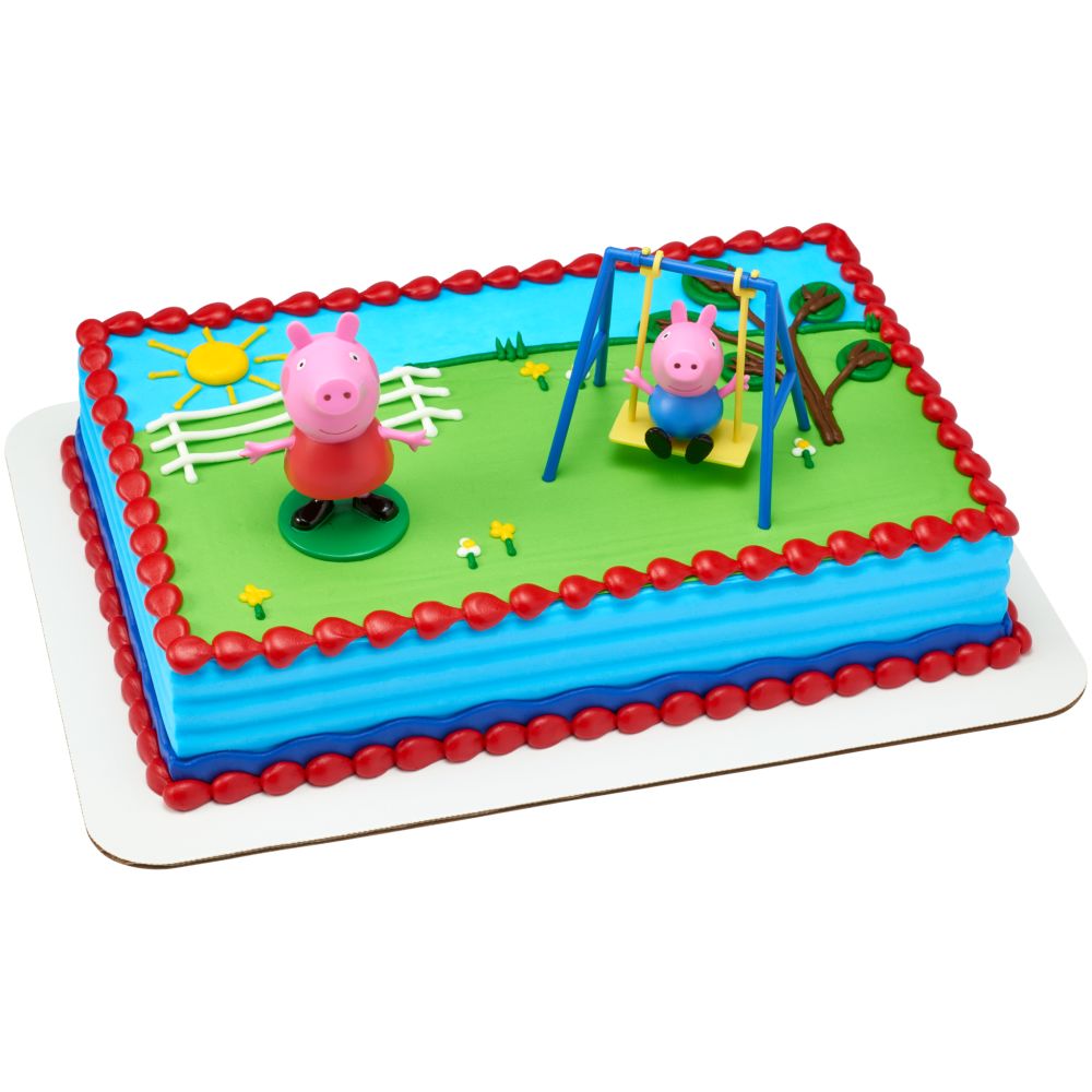 Image Cake Peppa Pig™ Swing Set