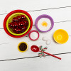 Confetti Mixing Bowl Set, Red, Kiwi & Orchid, 4-piece set slideshow image 3 Confetti Mixing Bowl Set, Red, Kiwi & Orchid, 4-piece set slideshow image 3