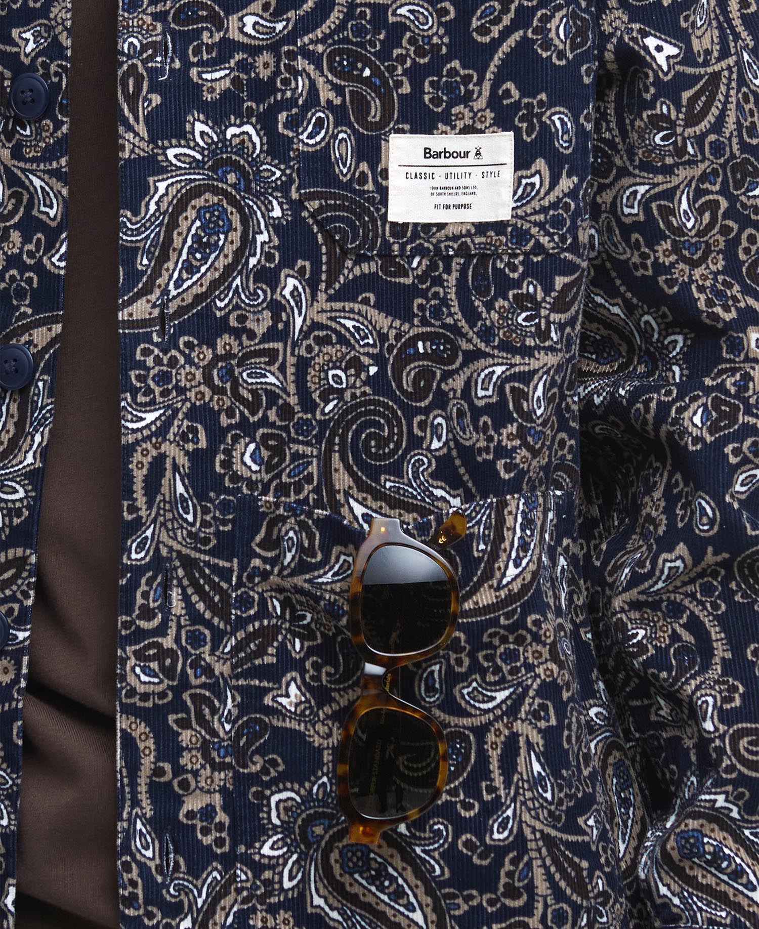 Brignall Cord Overshirt image number 6