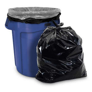 Aluf, COEX Supertuff LLDPE Liner, 56 gal Capacity, 43 in Wide, 47 in High, 1.7 Mils Thick, Black