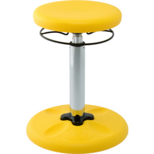 Kids Adjustable Tall Wobble Chair 16.5-24", Yellow