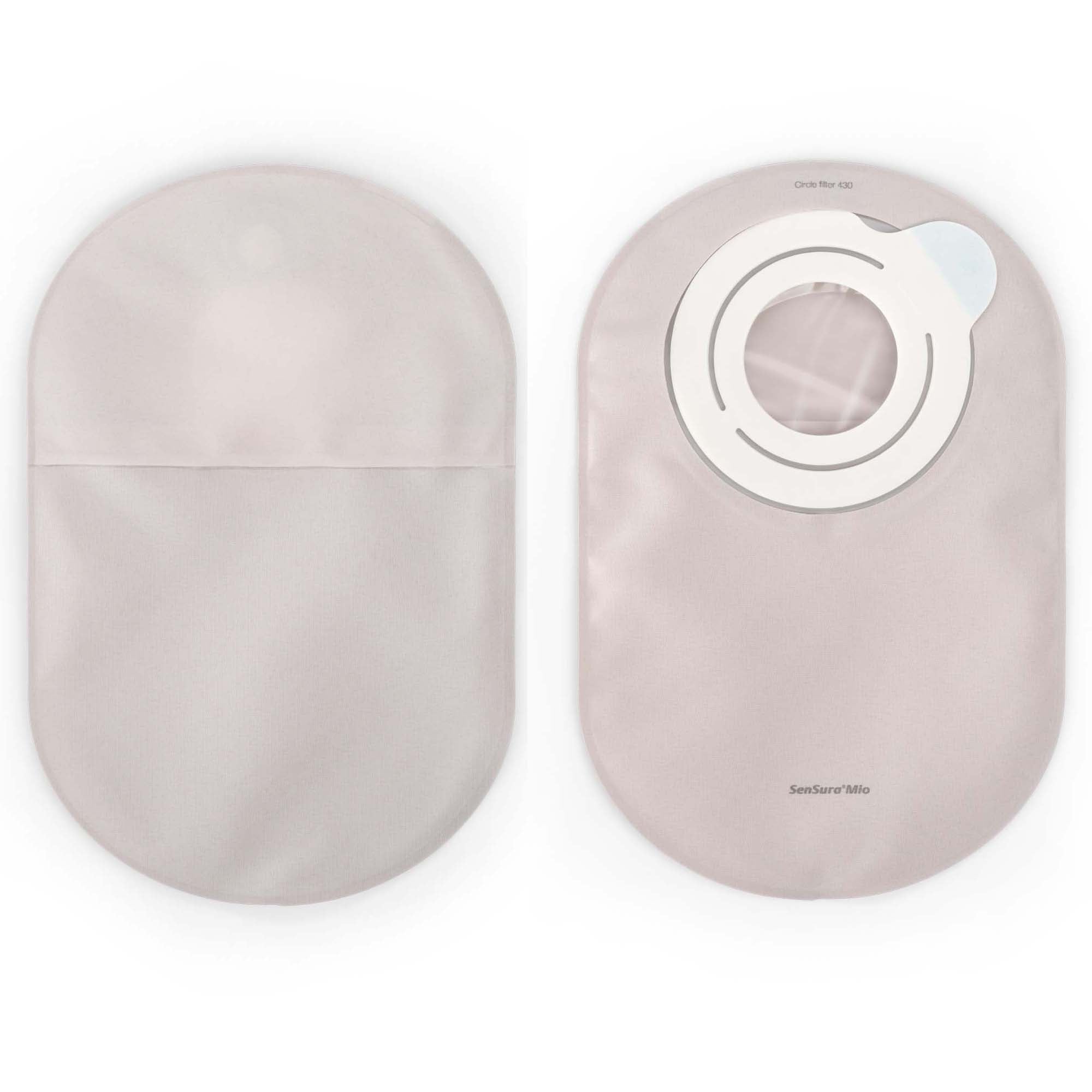 SenSura® Mio Flex 2-Piece Closed End Opaque Ostomy Pouch, Green Match