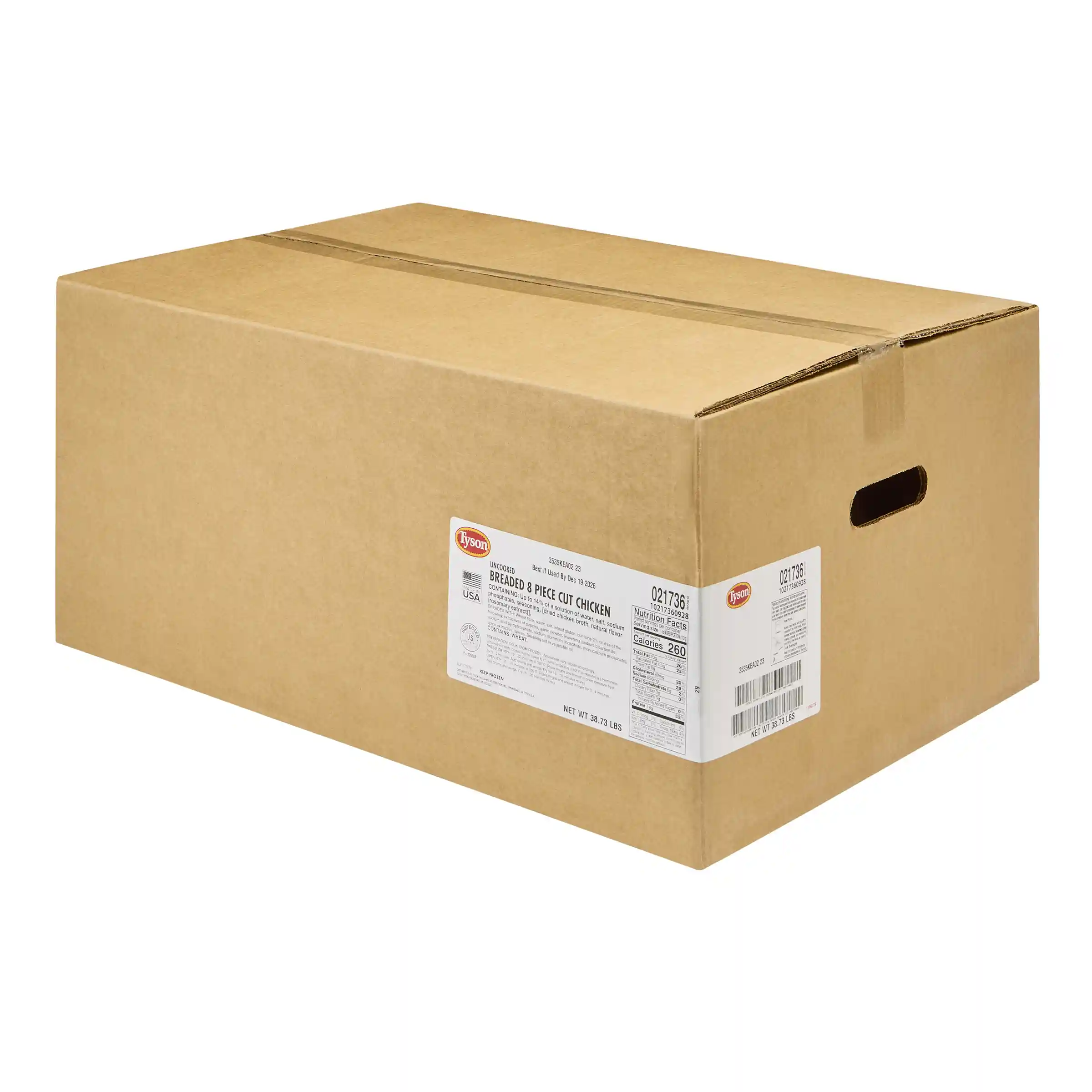 Tyson® Uncooked Breaded 8 Piece Cut Chicken_image_5