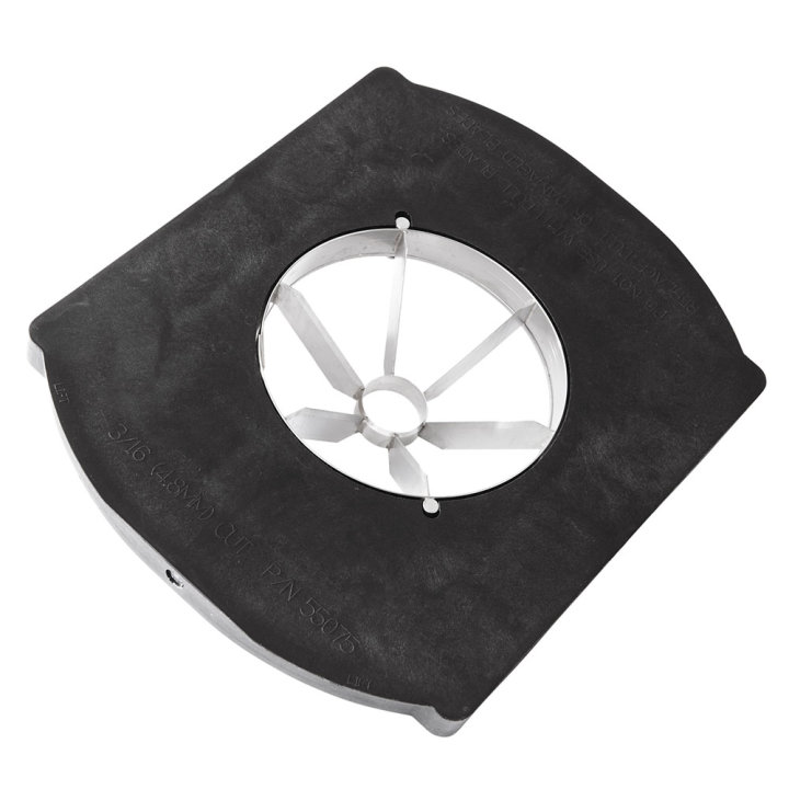6-section-core interchangeable blade assembly for Wedgemaster™ fruit and vegetable wedger