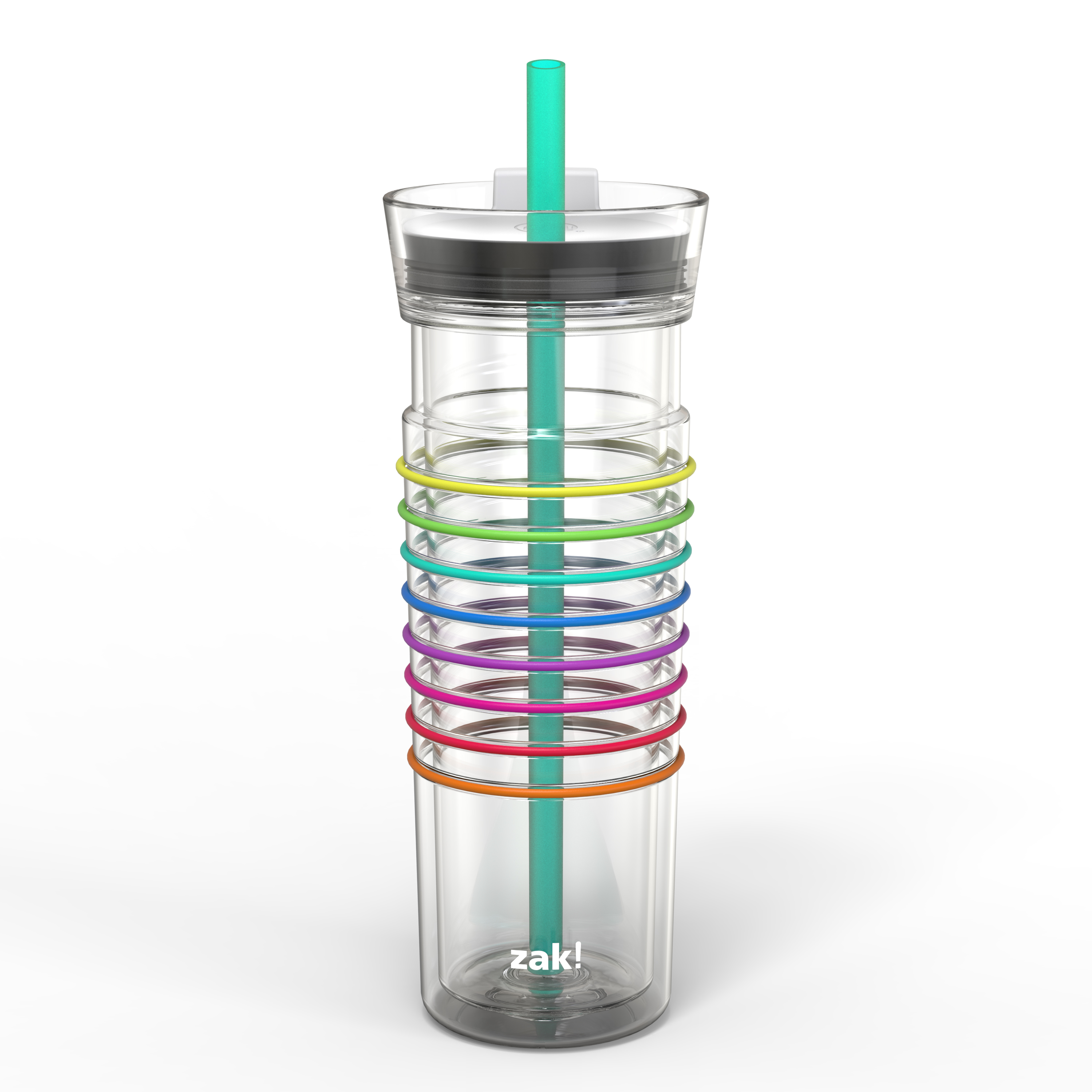 Zak! Hydration 20 ounce Insulated Tumbler, Clear slideshow image 2 Zak! Hydration 20 ounce Insulated Tumbler, Clear slideshow image 2