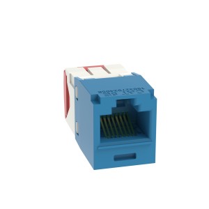 Mini-Com® TX5e™ TG Style UTP Jack Module, Blue