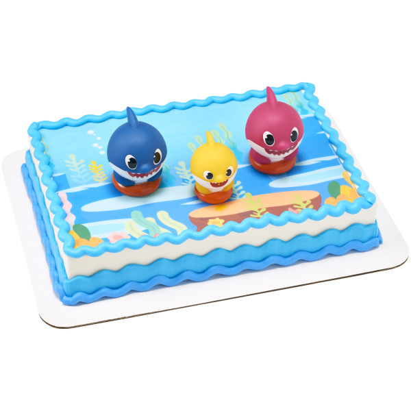 Baby Shark Family Fun PhotoCake® Edible Image® DecoSet® Background