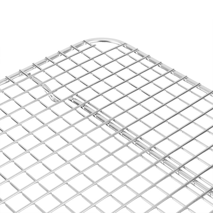 Half-size Super Pan V® stainless steel wire cooling grate for bun/sheet pan