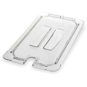 Carlisle, StorPlus™, Polycarbonate Notched Handled Universal Lid Full-Size, Clear