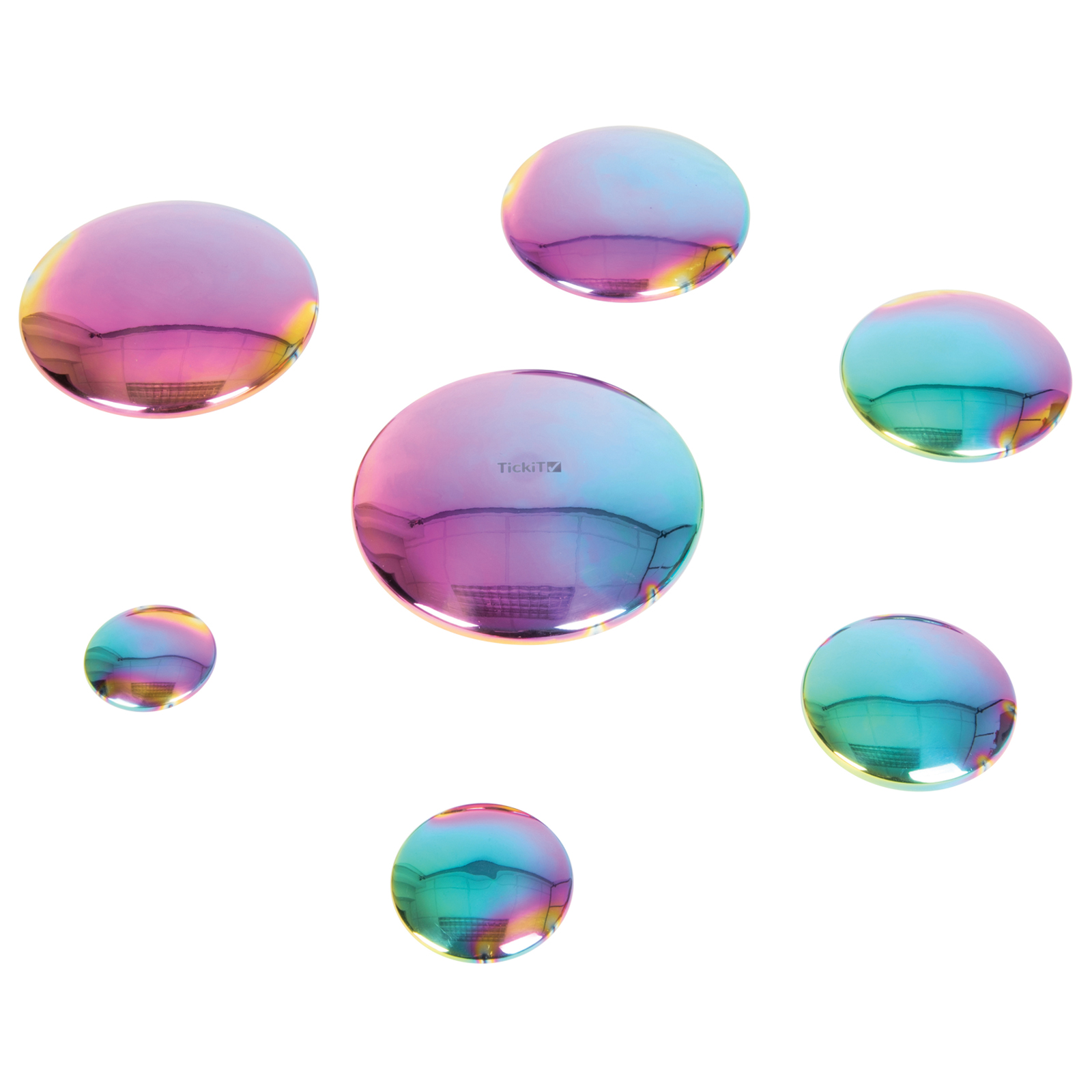 TickiT Sensory Reflective Buttons - Color Burst - Set of 7 image number null