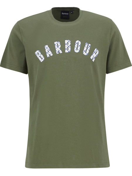 T-shirt con logo in tartan Torpoint T-shirt con logo in tartan Torpoint
