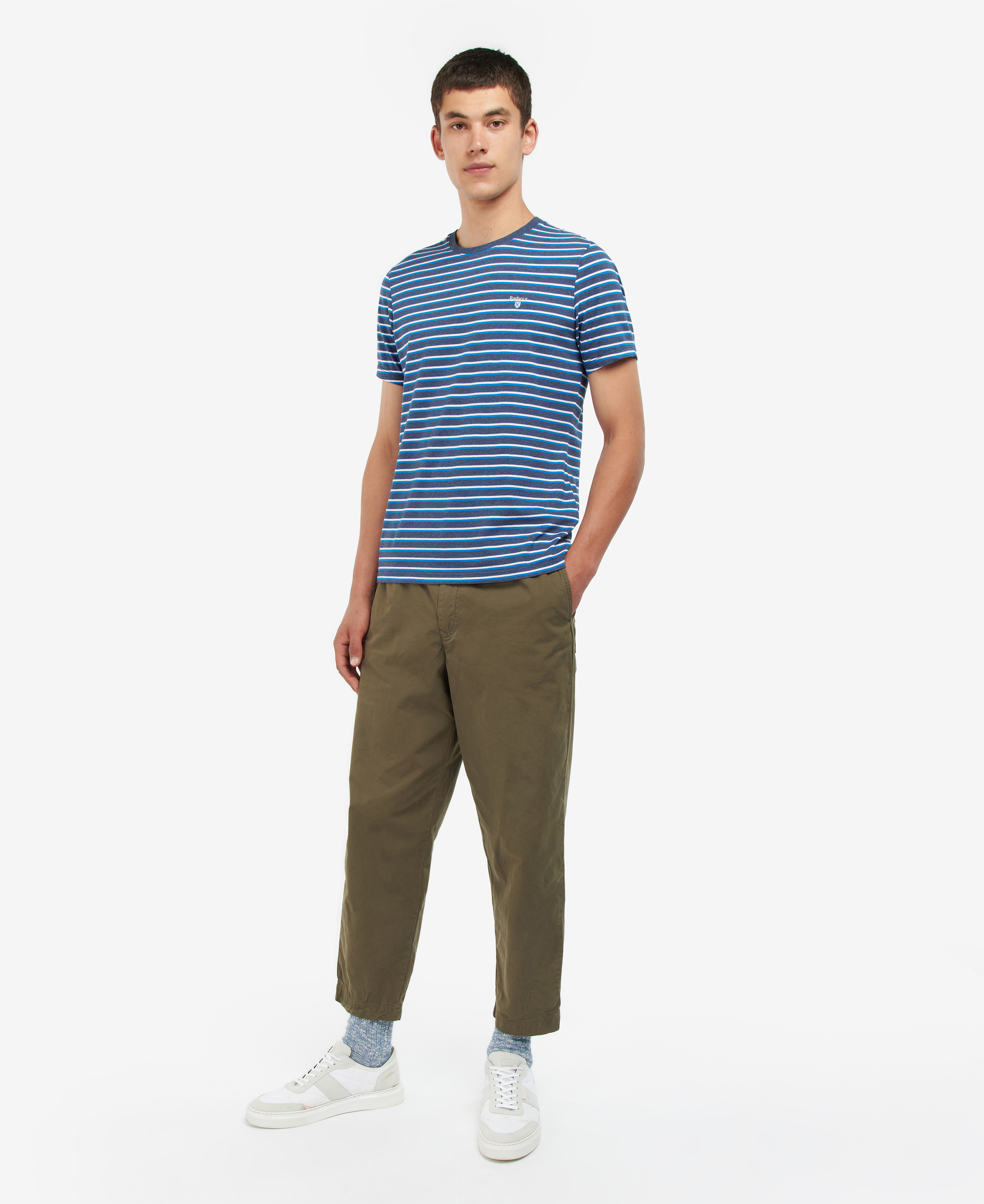 Ponte Striped T-Shirt image number 1