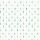 Teal watercolor leaf-shaped ovals alternate with small pale gold dots in evenly spaced vertical columns, forming a repeating geometric pattern on a white, subtly textured background.