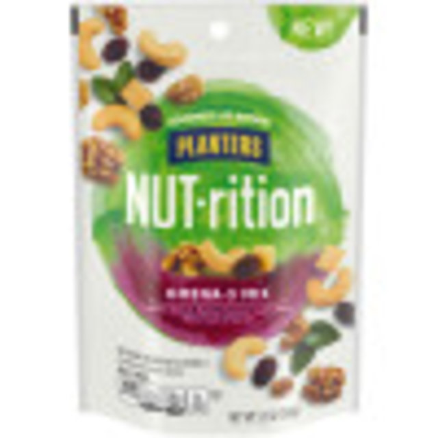 Planters Nutrition Snack Nut and Dried Fruit Mix Omega-3 5.5 oz Bag image