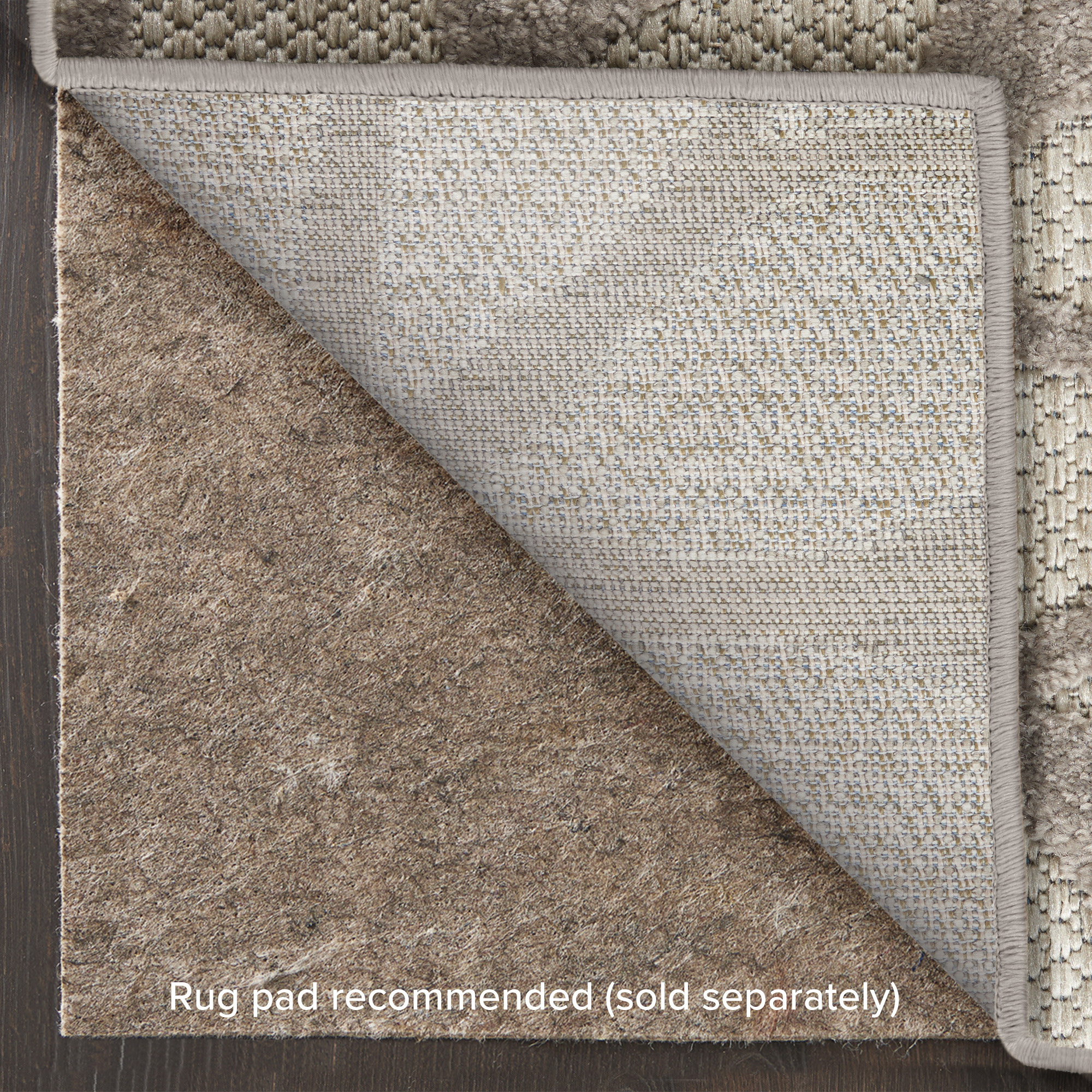 Nourison Aloha 7' x 10' Silver Grey Tropical Rug