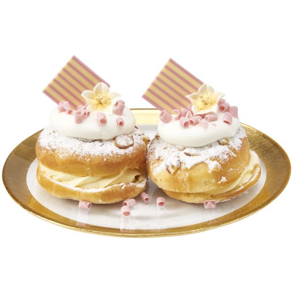 Domino Square Pink/White Made Simply™ Chocolate