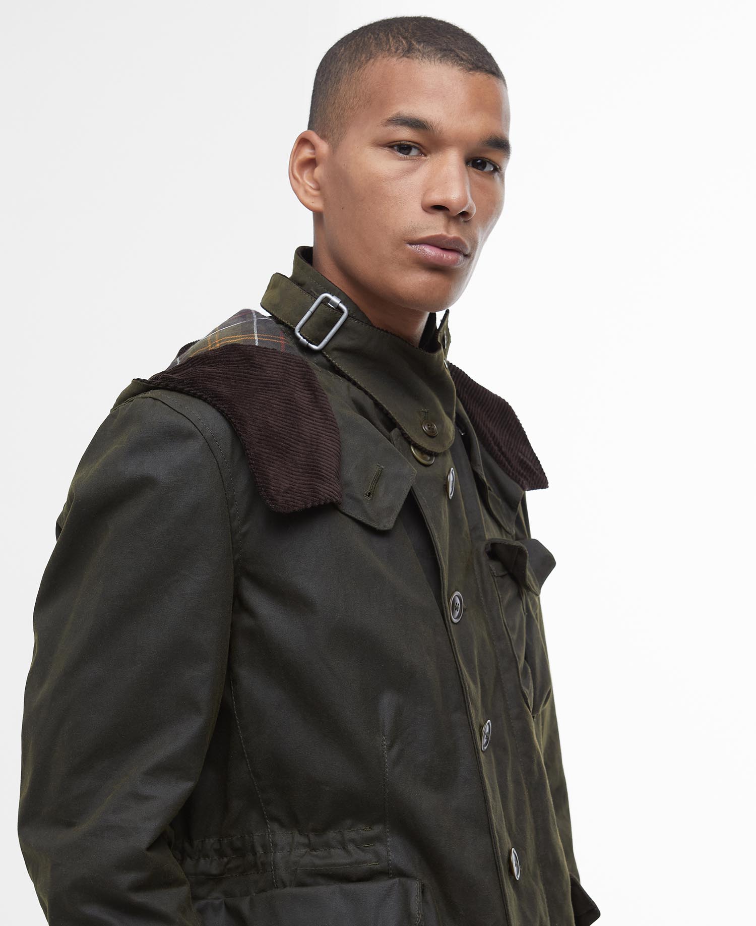 Barbour x TO KI TO gewachste Fahrerjacke image number 3