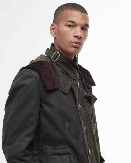 Barbour x TO KI TO gewachste Fahrerjacke