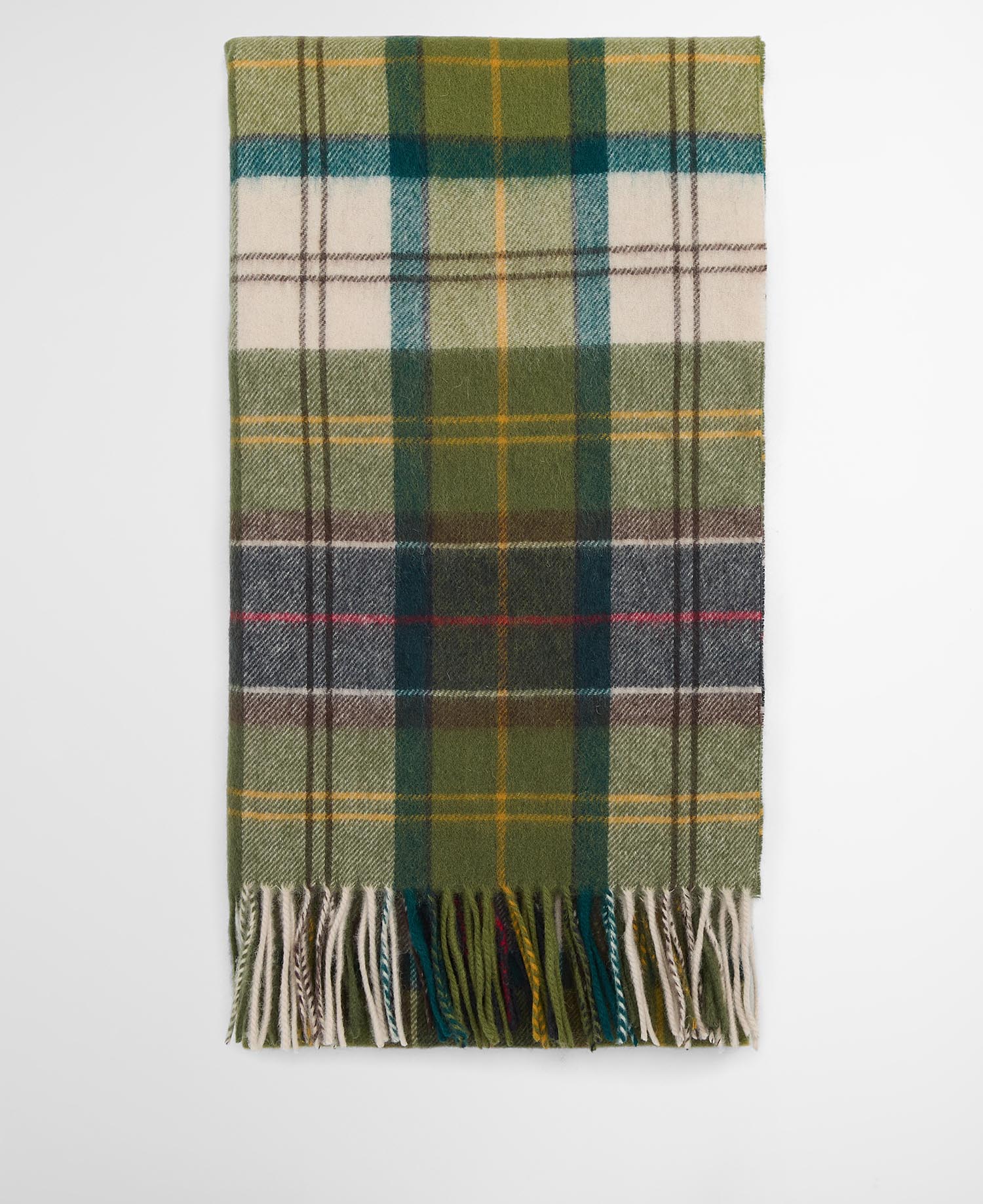 Serena Tartan Lambswool Scarf image number 1