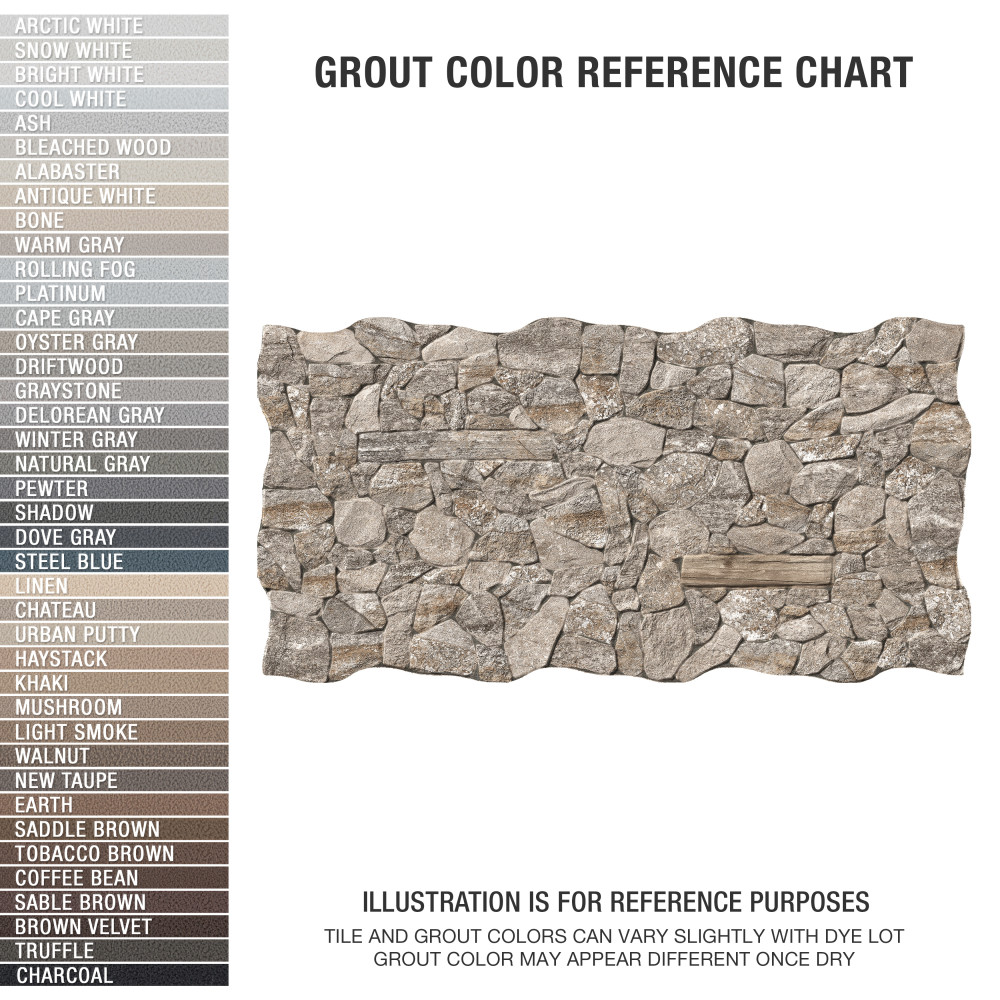 Caldera Castle Canto 12-5/8 in. x 25-1/8 in. Porcelain Floor and Wall Tile