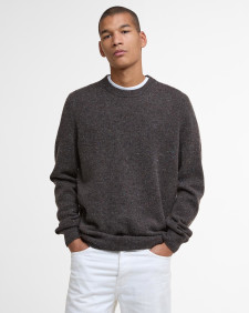Tainsbury Crew Neck Jumper Dark Oak