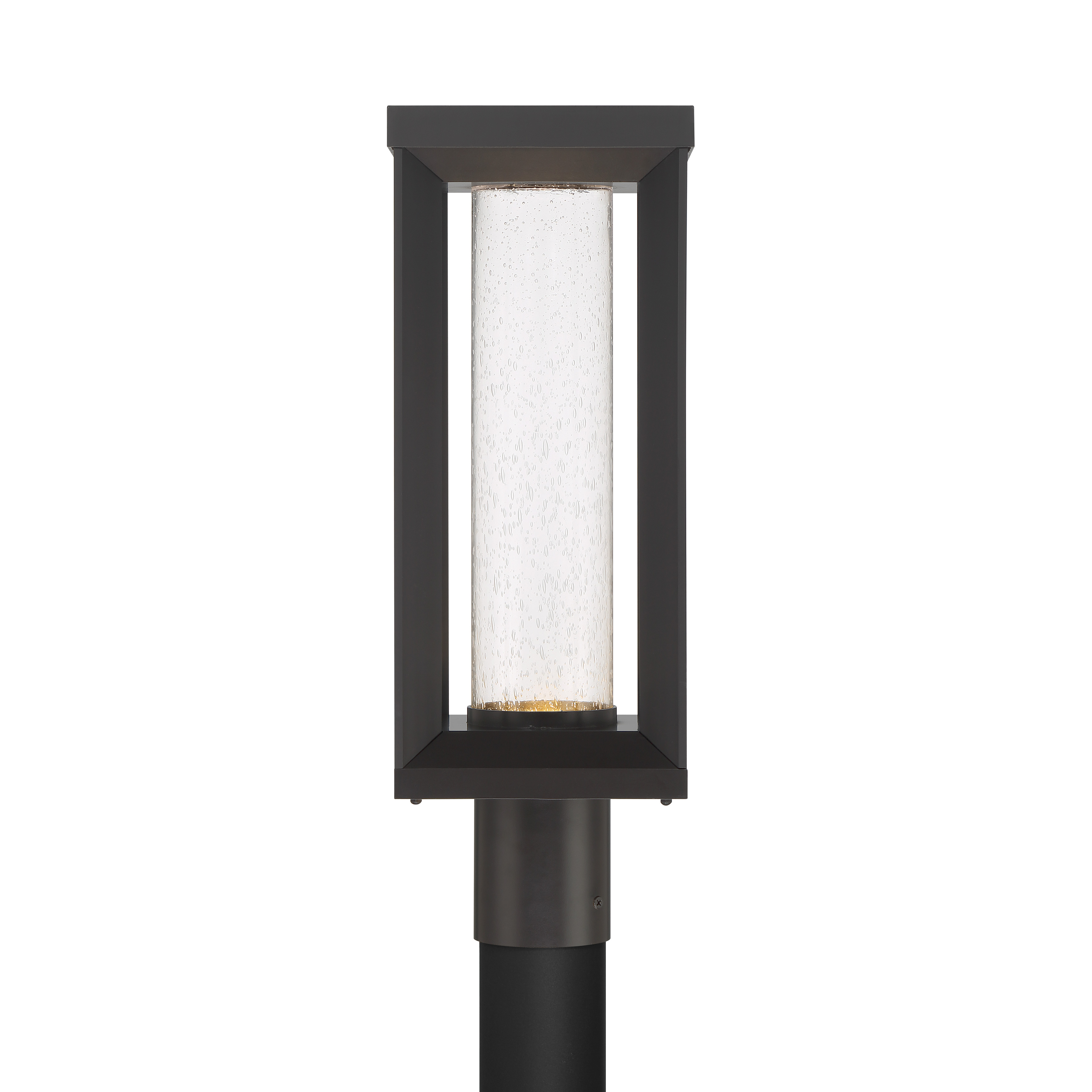 LED 19.25" 1 Light Exterior Post Mount in Oil Rubbed Bronze with Clear Seeded Glass - alternate view
