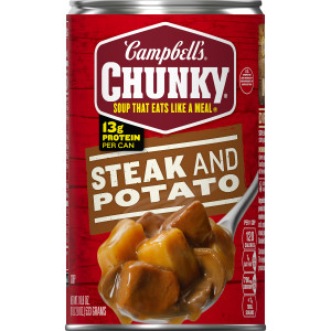 Campbell’s® Chunky® Soup, Steak and Potato Soup, 18.8 oz Can