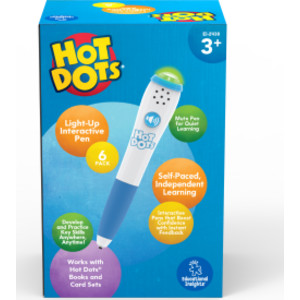 Hot Dots&reg; Light-Up Interactive Pen 6-Pack