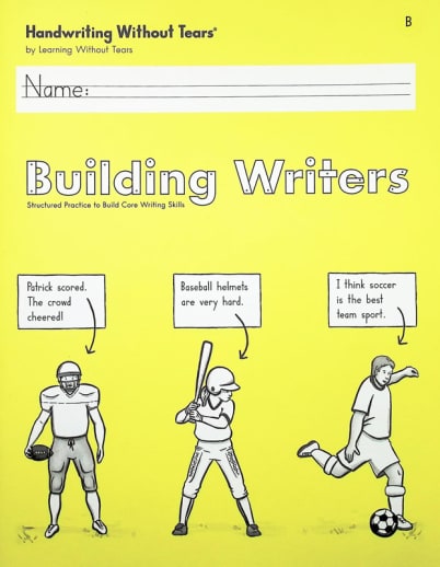 Handwriting Without Tears Building Writers Student Workbook B (Grade 1)