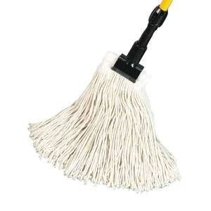 Hillyard, Blend Cut-End Wet Mop Head with 5" Headband, 24 oz, Natural
