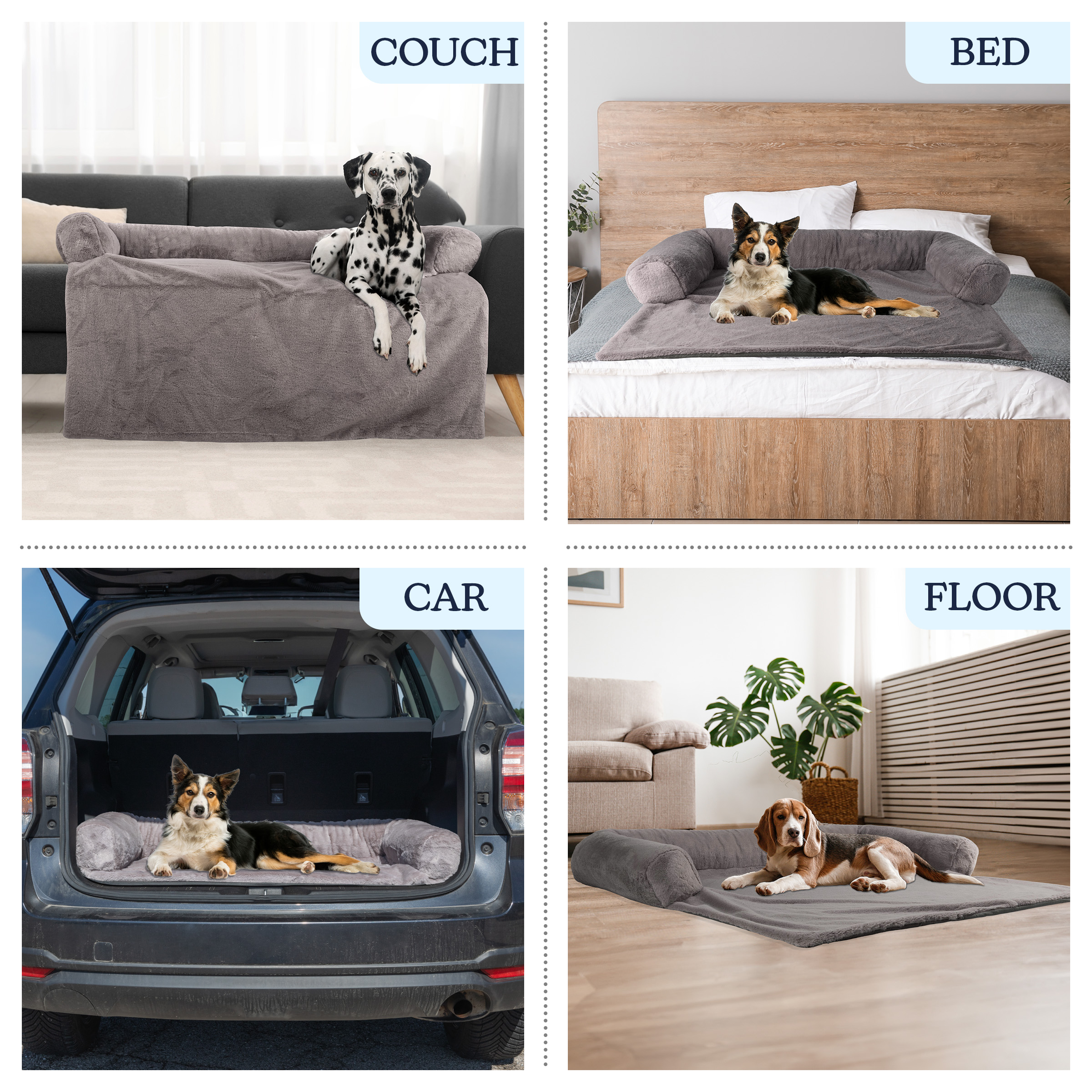 PETMAKER 45in Dog Bed, Couch Covers for Dog Cats, Pet Bed for Large Pets