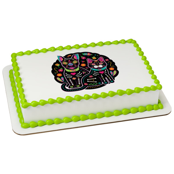 Día de los Muertos Pet PhotoCake® Edible Image®